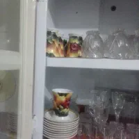 کاسه و چای دونه ومیوه خوری قدیمی|ظروف سرو و پذیرایی|لنجان, |دیوار