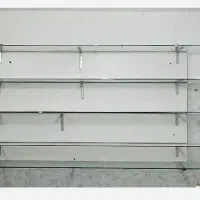 قفسه mdf و شیشه ای|کتابخانه، شلف، قفسه‌های دیواری|ارومیه, |دیوار