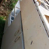 کابینت گالوانیزه دست دوم و سینک|مصالح و تجهیزات ساختمان|رودسر, |دیوار