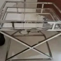 میزکنارسالن رگال لباس استیل جاحوله استیل۳۰۴