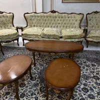 مبل سلطنتی چوب راش|مبلمان خانگی و میز عسلی|شیراز, تپه تلویزیون|دیوار