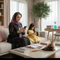 کار در منزل با گوشی