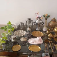 چمدان و کاموا و میز نهار خوری|میز و صندلی غذاخوری|قوچان, |دیوار