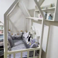 تخت طرح کلبه