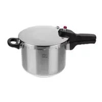 دیگ زودپز استیل کف سه لایه پارس ۶ لیتری