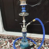 قلیان برنجی سنگین تو پر سوپاپدار لوله میناب مسی