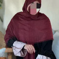 روسری نخی پلیسه لمه وارداتی آکبند