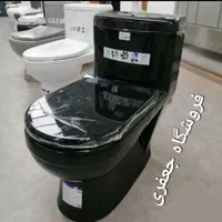 توالت فرنگی گاتریا ژوبیتر/ سفید-طوسی-مشکی|لوازم سرویس بهداشتی|تبریز, |دیوار