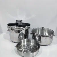 زودپز ۲ قلو استیل سر کیلیپسی یونیک ۵ و ۷ لیتری|ظروف پختوپز|شیراز, بازار|دیوار