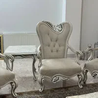 مبل استیل راش 9نفره با ناهار خوری 6نفره|مبلمان خانگی و میز عسلی|رباط‌کریم, رباط‌کریم|دیوار