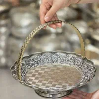 شیرینی خوری مسی و کرومی