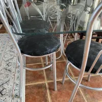 میز نهارخوری  شیشه