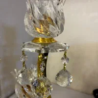 شمعدونی زیبا و طلایی|لوستر و چراغ آویز|قم, شهرک مهدیه|دیوار