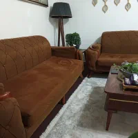 مبل ۷نفره وآیینه وکنسول وتی وی|مبلمان خانگی و میز عسلی|سقز, |دیوار