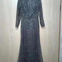 پیراهن مجلسی فول سنگ کارشده جدید و شیک و نو