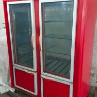 یخچال ویترینی 4درب وصندق دار مغازه