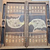 نازک کاری روی چوب گردو،تولید تخته نرد