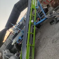 دو عدد دستگاه بلوک زنی میکسر استوانه نقاله