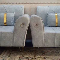 مبل هفت نفره+میز جلو مبلی چهار تیکه