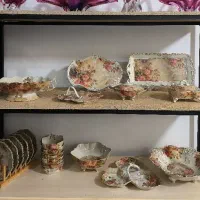 سرویس لمونژ گلدار