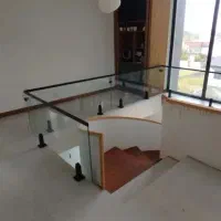 نرده شیشه ای استیل المینیوم استاتیک