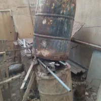 بشکه فلزی مناسب بنایی و کارتون موز اسباب کشی