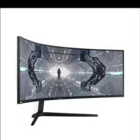 مانیتور۴۹اینچ خمیده سامسونگ|قطعات و لوازم جانبی رایانه|شریف‌آباد, |دیوار