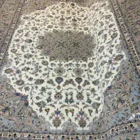 فرش جفت ۹ متری در حد نو کاشان دست بافت|فرش|تهران, بهار|دیوار
