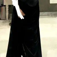 لباس مجلسی ساتن آمریکایی آف شول ر سایز۴۰|لباس|شهریار, شهرک شاهد|دیوار