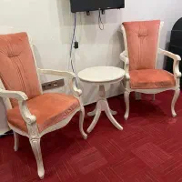 نیم ست دو نفره قهوه خوری جلو مبلی تاشو