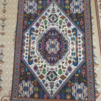 قالی دستباف یک در یک ونیم|فرش|خرم بید, |دیوار