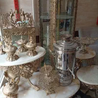 وسایل دکوری برنز و مس و آینه کنسول