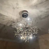لوستر مدرن استیل مناسب پذیرایی و اتاق خواب