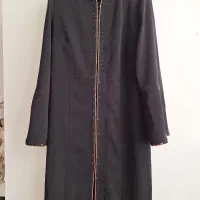 مانتو مشکی مجلسی بلند سایز۴۴