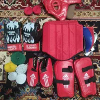 ست کامل مبارزه و لباس دفاع شخصی و لباس تکواندو