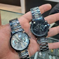 ساعت مچی الگانس مردانه تقویم دار استیل(رنگبندی)