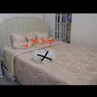 روتختی کرمی و صورتی طرح برجسته|سرویس روتختی|مشهد, کوی دروی|دیوار