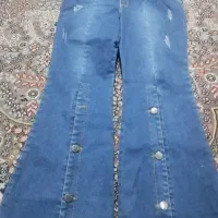 شلوار لی بچگانه تا هفت سال  سالم در حدنو سایز 3