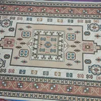 گلیم فرش کرم رنگ ۴متری