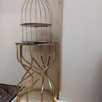 قفس دکوری و جلو مبلی آینه ای تکی|مبلمان خانگی و میز عسلی|نسیم‌شهر, |دیوار