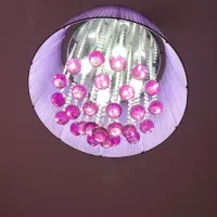 لوستر شید به همراه کریستال|لوستر و چراغ آویز|تهران, جهاد|دیوار