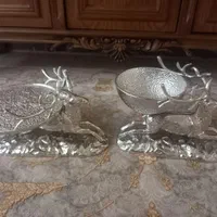 سرویس پذیرایی طرح گوزن 4 تیکه|ظروف سرو و پذیرایی|گلستان (تهران), |دیوار