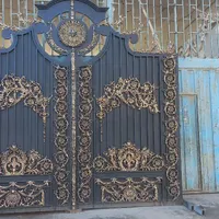 درب فرفورژه.درب باغ.درب اهنی.درب حیاط|مصالح و تجهیزات ساختمان|خمینی‌شهر, |دیوار