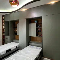 دکوراسیون داخل تخت کمجا کابینت کمد|تخت و سرویس خواب|تهران, یافت‌آباد|دیوار