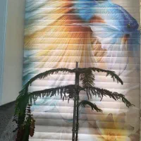 پرده زبرا|پرده، رانر، رومیزی|ساوه, |دیوار