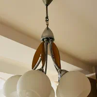 دو عدد لوستر پنج شاخه و دو عدد تک|لوستر و چراغ آویز|ساری, |دیوار