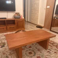 میز جلومبلی چوبی