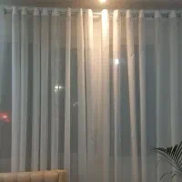 دوعدد پرده ی پذیرایی درحد نو