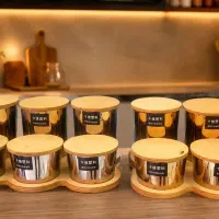 پاسماوری تیتانویم استند و درب چوبی