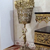 سطل اشغال و جای دسمال کاغذی